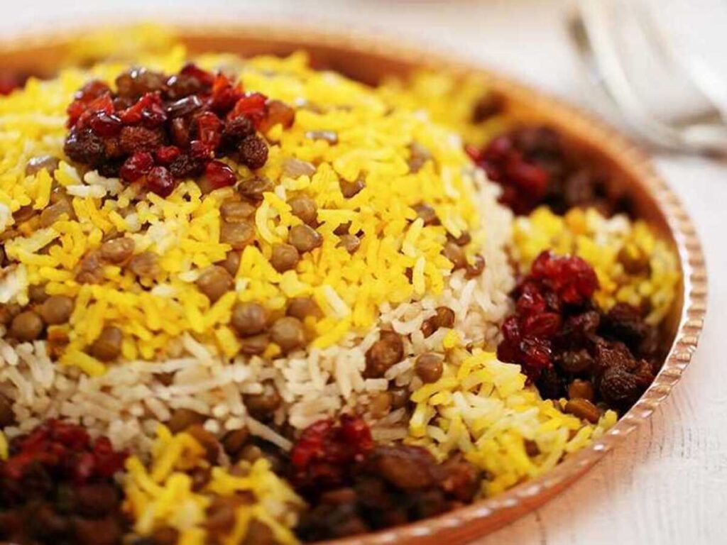 طرز تهیه عدس پلو مرحله به مرحله