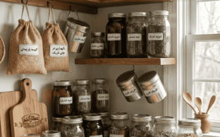 بهترین روشهای نگهداری سبزیجات خشک در خانه🌿🏡