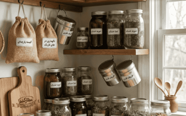 بهترین روشهای نگهداری سبزیجات خشک در خانه🌿🏡