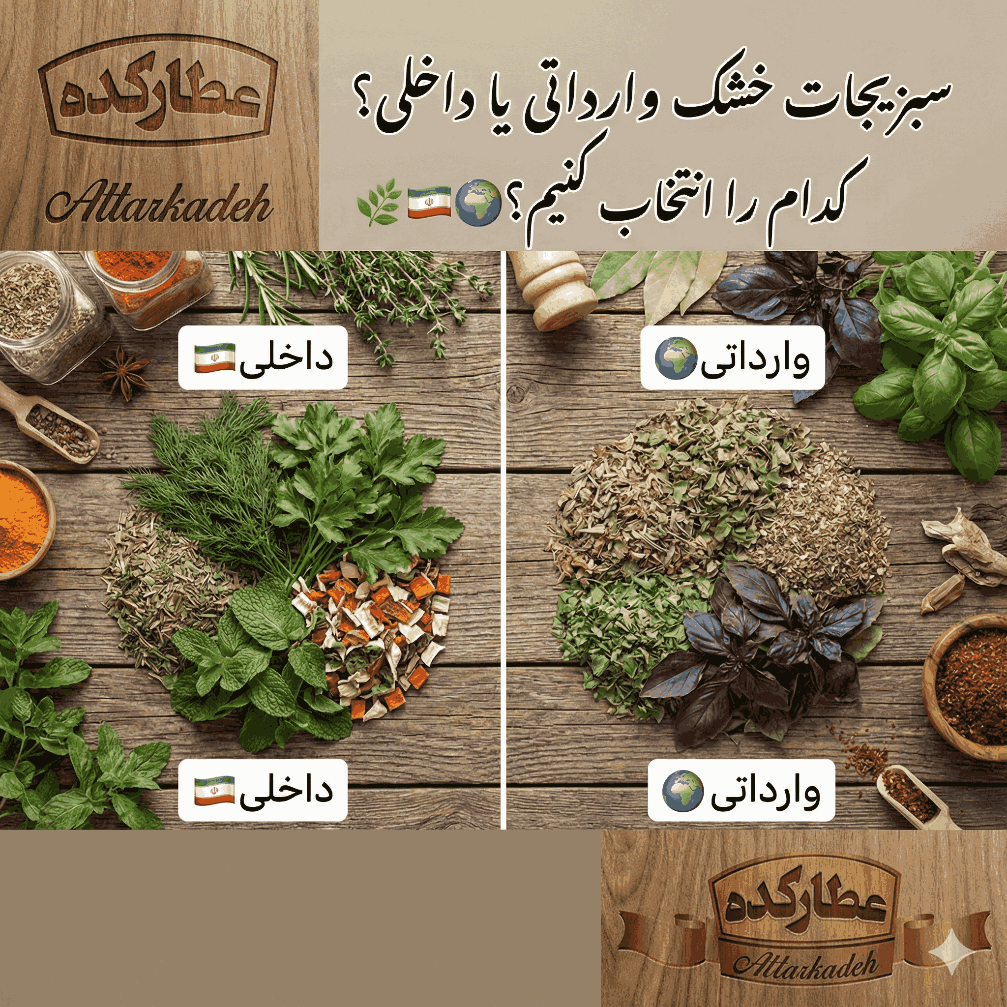 سبزیجات خشک وارداتی یا داخلی؟ کدام را انتخاب کنیم؟