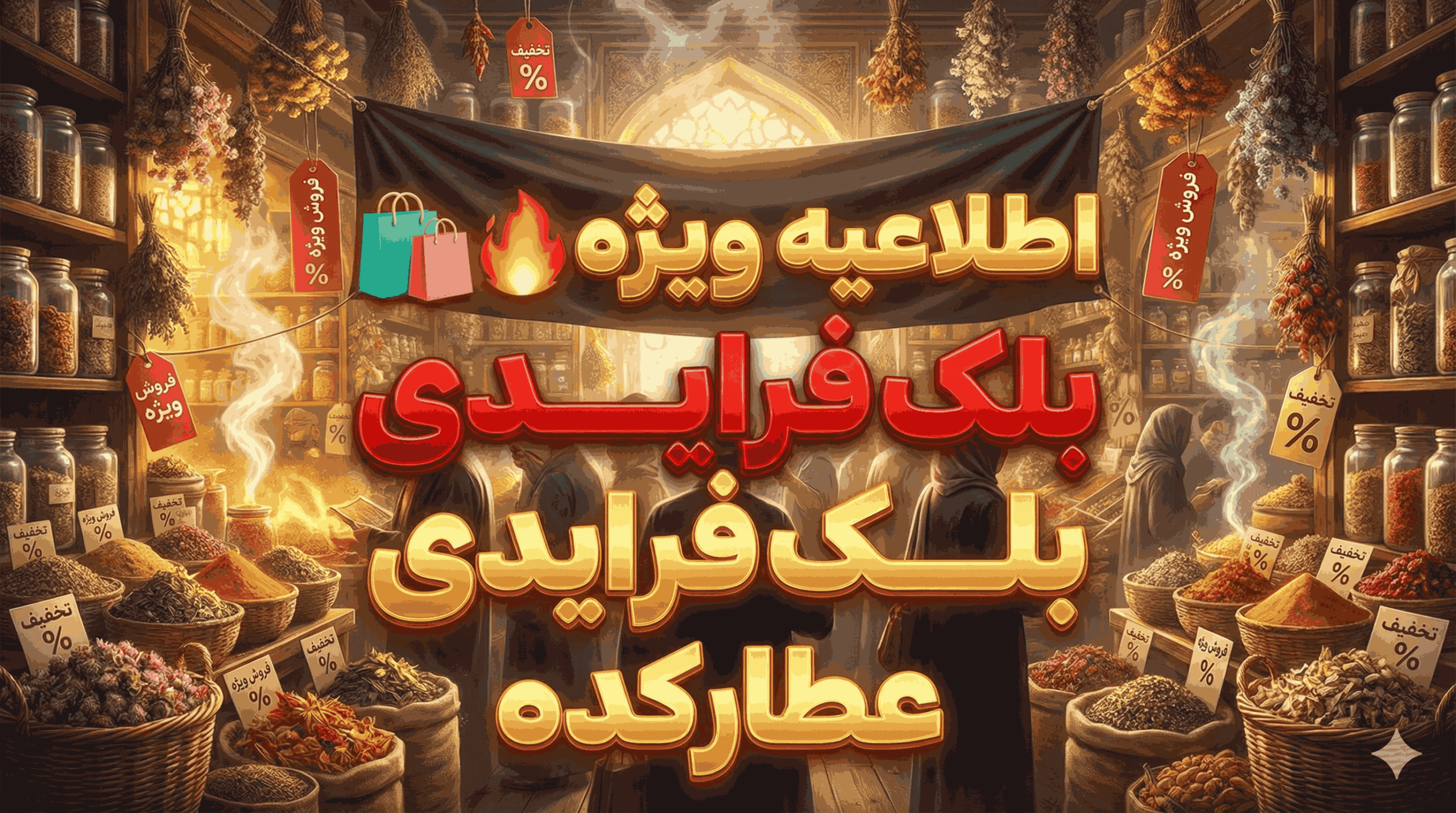🛍🔥 اطلاعیه ویژه بلک‌فرایدی عطارکده